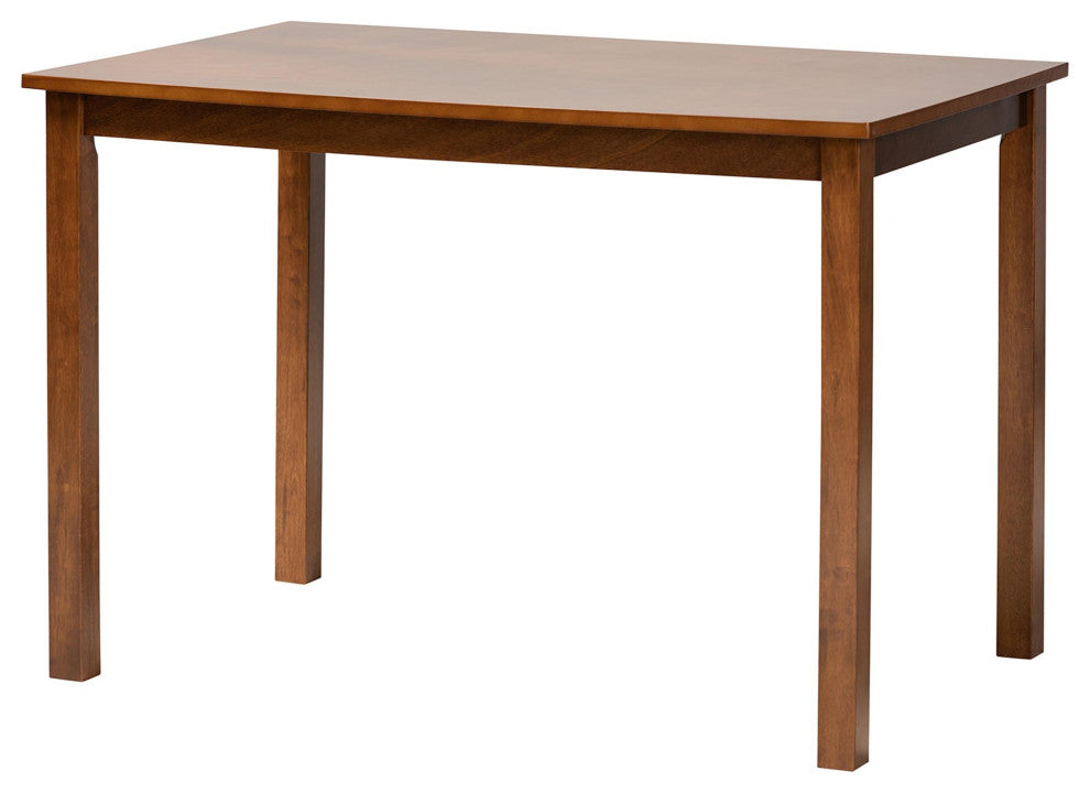 Denia Dining Collection, Gray/Walnut Brown, 5-Piece Dining Set