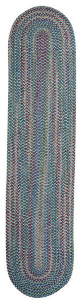 Colonial Mills Rug Worley Runner Blue Runner, Oval