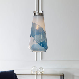 Uttermost Windswept Blue & White 1-LIght Mini Pendant