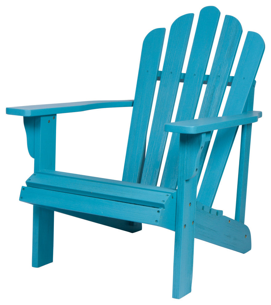 Shine Company Westport II Adirondack Chair With Hydro-Tex Finish, Aqua