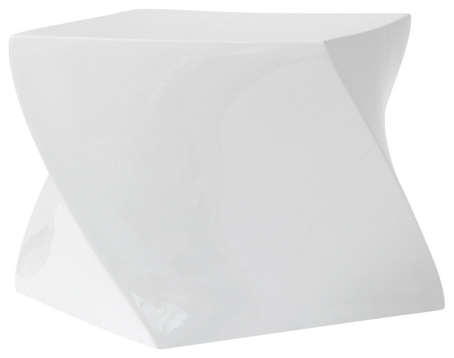 Modern Classics Cube Ottoman, White