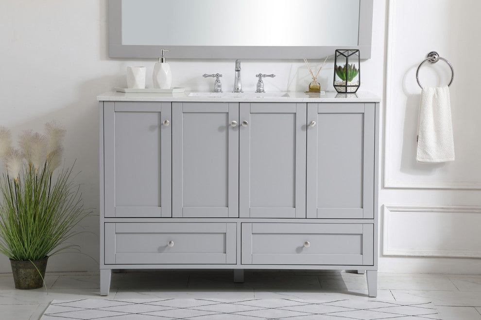 Elegant sommerville 48" Single Bathroom Vanity VF18048GR - Grey
