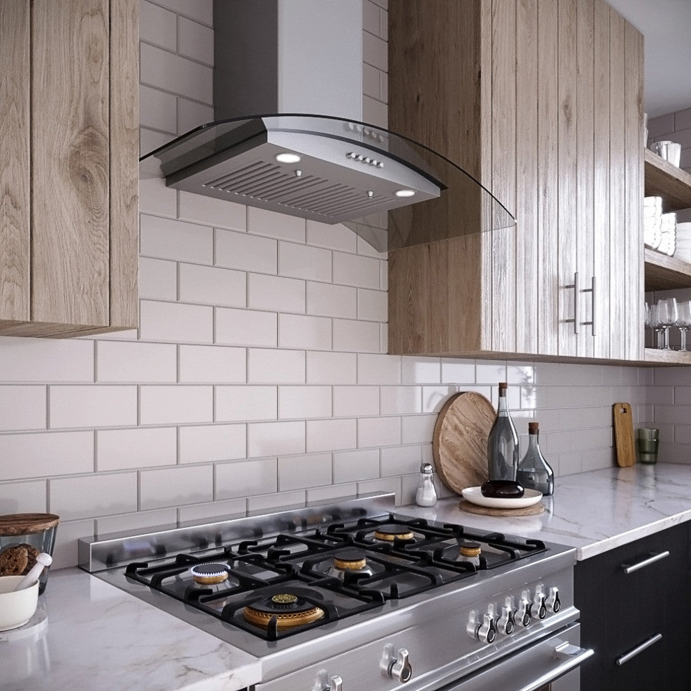 Streamline 36" Gasperi Convertible Wall Mount Range Hood, Stainless Steel