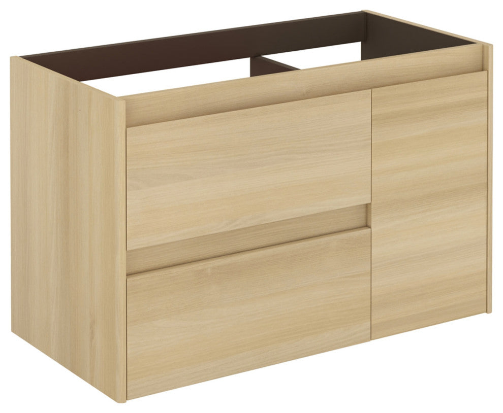 WS Bath Collections Ambra 90 Base Ambra 35" Single Wall Mounted - Gloss