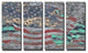 Born2BWildxCanvas Wall Art, 4-Piece Set