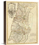 "Composite: Terrae Sanctae, 1782" Canvas Giclee by Guillaume de Lisle, 12"x16"