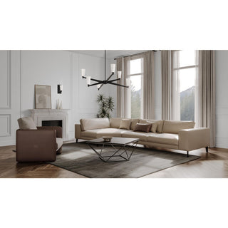 Tosca Collection Six-Light Luxe Chandelier, Matte Black