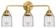 Small Bell Bath Vanity Light, Satin Gold, Clear, Clear