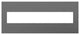 Adorne 6-Gang Wall Plate, Magnesium