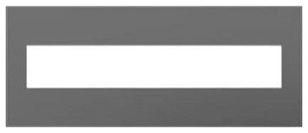 Adorne 6-Gang Wall Plate, Magnesium
