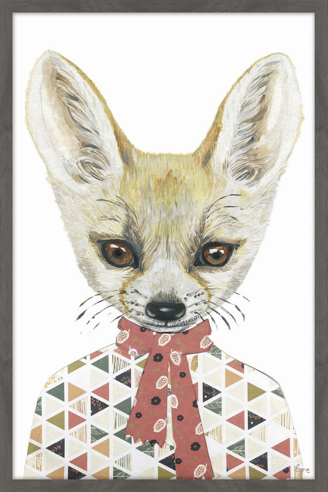 "Preppy" Framed Painting Print, 20"x30"