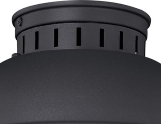 Harwich 10" Outdoor Flush Mount Ceiling Light Textured Black