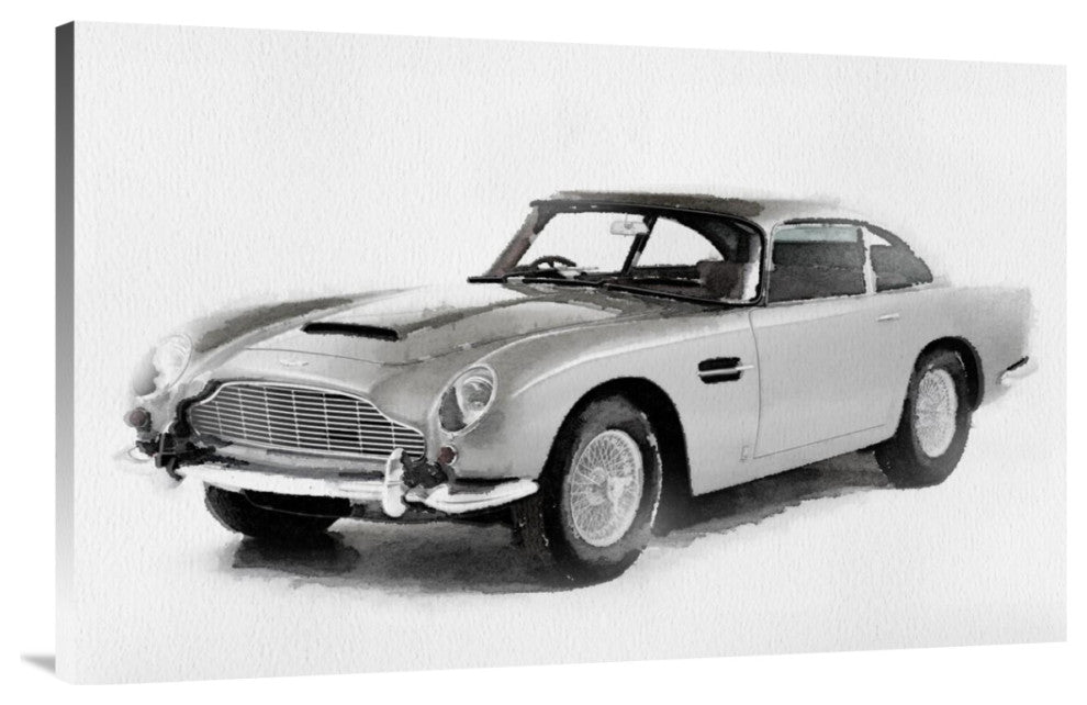 "1964 Aston Martin DB5 Watercolor" Fine Art Print