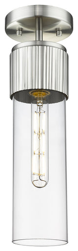 Innovations Bolivar 1 5" Flush Mount Satin Nickel
