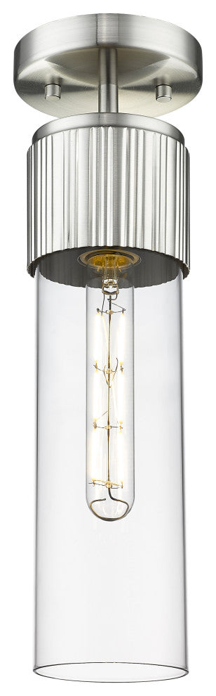 Innovations Bolivar 1 5" Flush Mount Satin Nickel