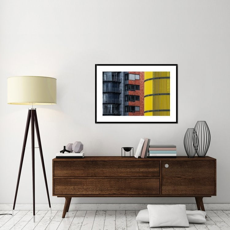 "Opposite Attraction Ii" Framed Digital Print by Benjamin Brosdau, 44x31"