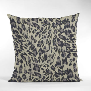 Granite Cheetah Embroidery Luxury Throw Pillow, Double sided 12"x20"