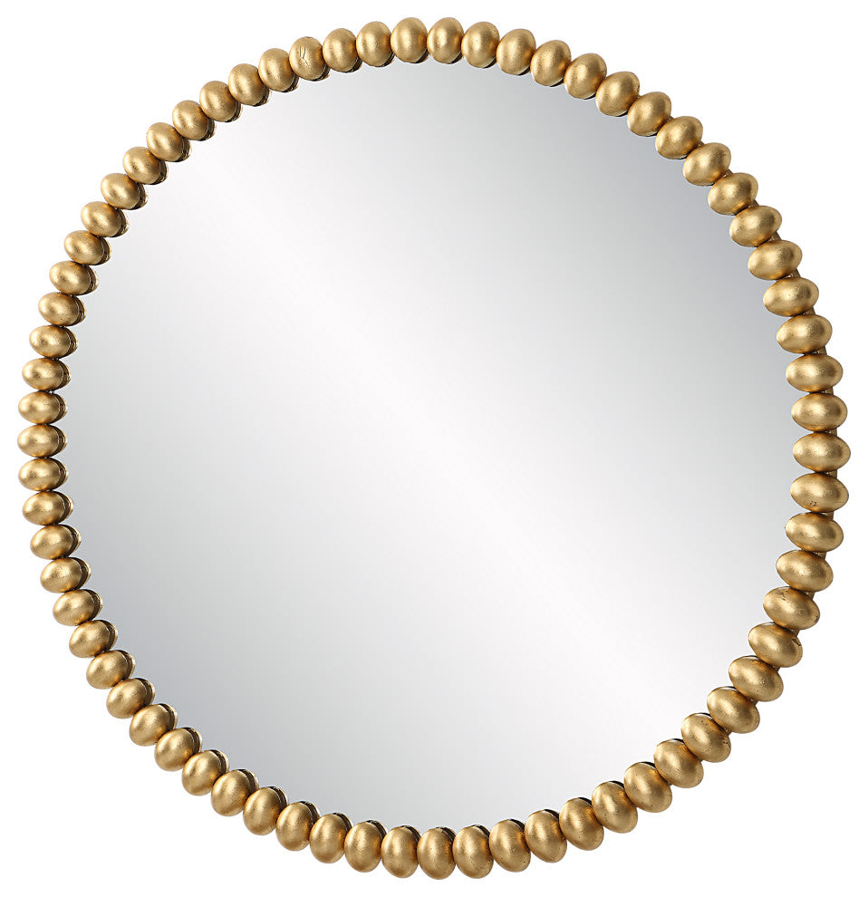 Uttermost 09793 Byzantine Round Gold Mirror