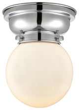 Innovations 623-1F-PC-G201-6-LED 1-Light Flush Mount, Polished Chrome