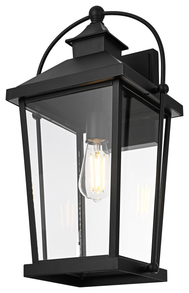 Home Living 20" Outdoor Wall sconce, Black