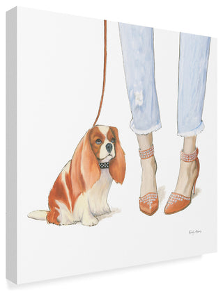 Emily Adams 'Furry Fashion Friends Iv' Canvas Art, 14"x14"