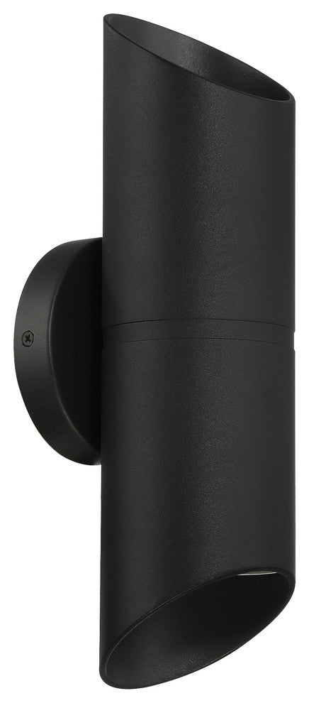 Access Marino 2-Light Bi-Directional Outdoor LED Wall Mount Black