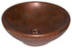 Hand Painted Sink AP-1657 "Antique Copper" Nice Vessel Sink.