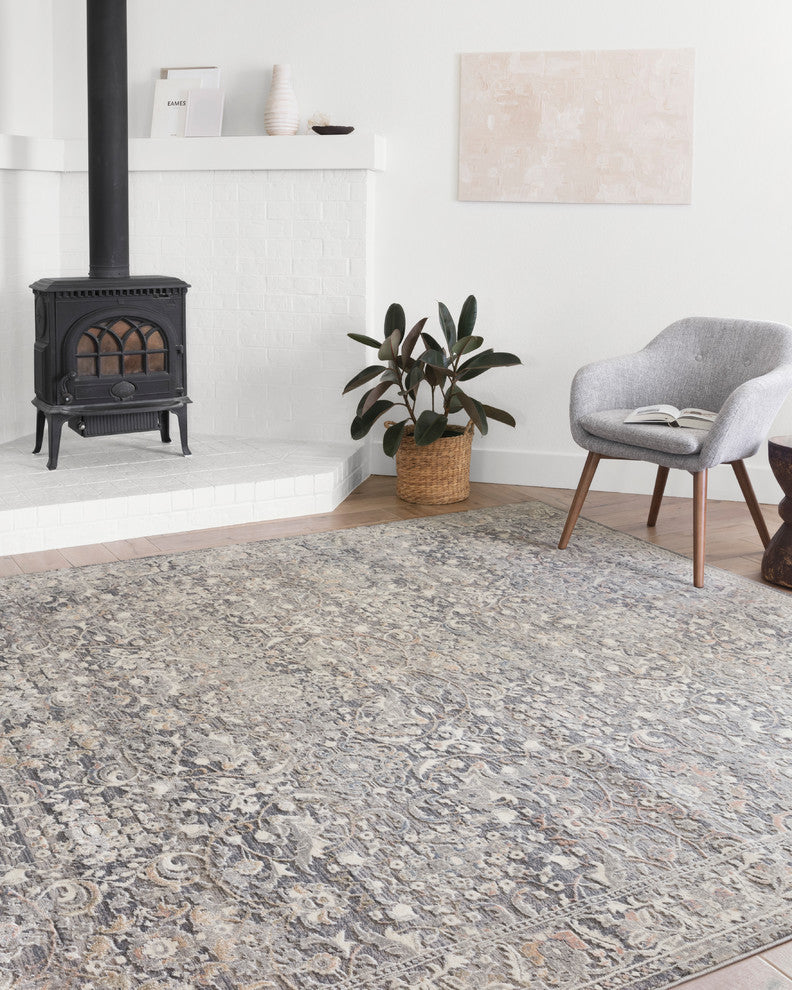 Lucia Rug, Gray and Mist, Gray/Mist, 4'x5'7"