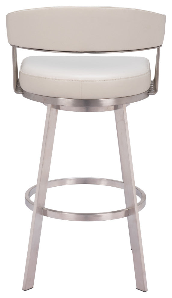 Bantry Swivel Barstool White