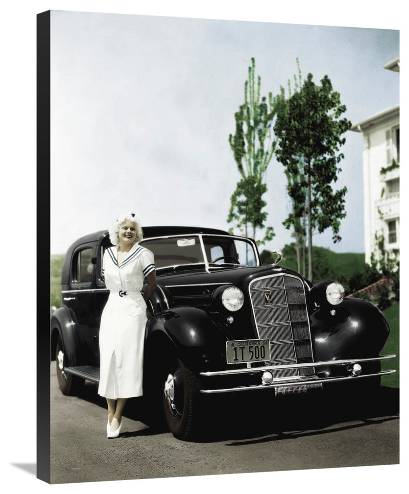 "Jean Harlow" Stretched Canvas Giclee by Hollywood Photo Archive, 23"x30"