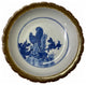Chinese Blue White Flower Birds Theme Porcelain Charger Plate Hws1790