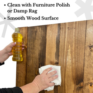 Handcrafted Headboard, Leaner Style, Foxy Brown, Twin