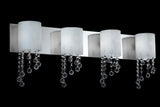 Zlite 871CH-4V-LED 4-Light Vanity, Matte Opal
