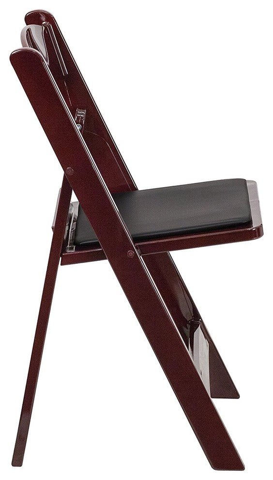 Folding Tables and Chairs, "Canberra" Comfy Portable Chair, Mahogany