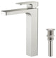 Blaze-T Single Handle Bathroom Vessel Sink Faucet, Brushed Nickel
