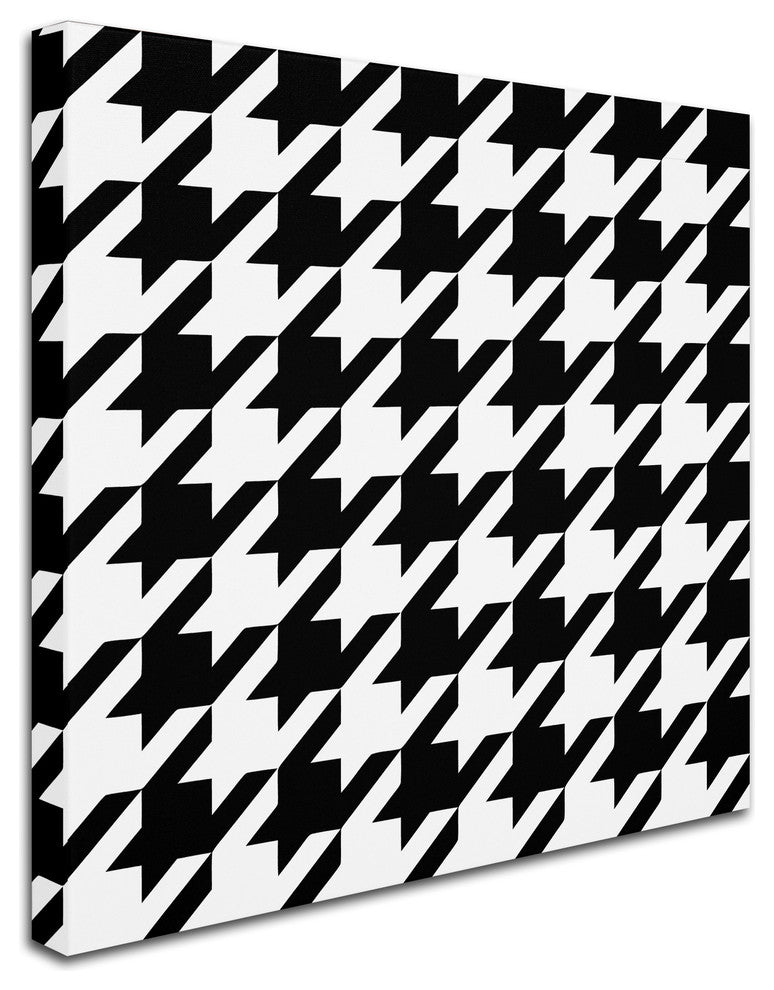 Color Bakery 'Xmas Houndstooth 6' Canvas Art, 18x18
