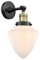 Innovations 203-BAB-G661-7 1 Light Sconce, Black Antique Brass
