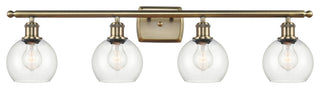 Innovations 516-4W-AB-G122-6 4 Light Bath Vanity Light, Antique Brass