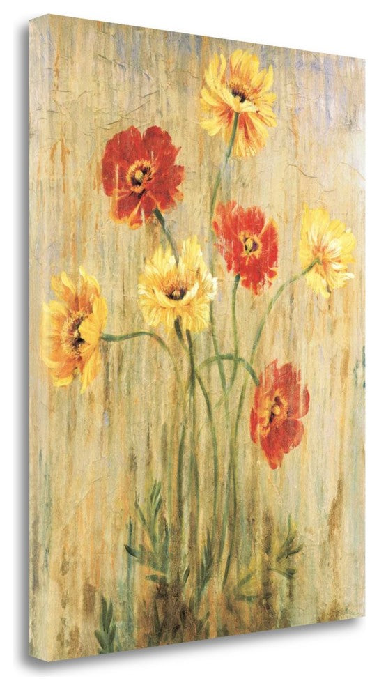 "Poppy Serenade" By Liz Jardine, Giclee Print on Gallery Wrap Canvas