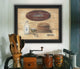 "Home Sweet Home" By Pam Britton, Printed Wall Art, Ready To Hang, Black Frame