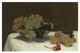 "Still Life with Grapes and a Carnation, c. 1880" Paper Art, 32"x22"