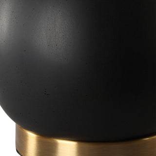 Uttermost Nocturnal Black Table Lamp