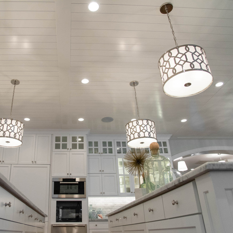 Crystorama Lighting Group 2265 Jennings 3 Light 18"W Pendant - Polished Nickel