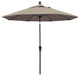 9' Aluminum Umbrella Auto Tilt Bronze, Taupe