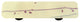 Art Glass Mardi Gras Pull, Black Post, Purple Mg White