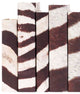 5 Piece Decorative Book Set with Zebra Stripes
