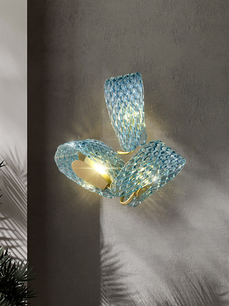 Creative Crystal Wall Lamp in Nordic Style for Living Room, Bedroom, 3 Lights