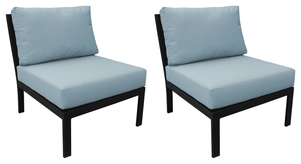 kathy ireland Madison Ave. Armless Sofa 2 Per Box in Tranquil