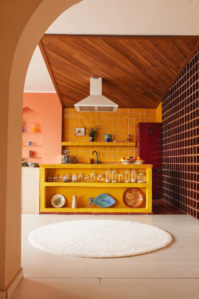 Woolable rug Round Natural
