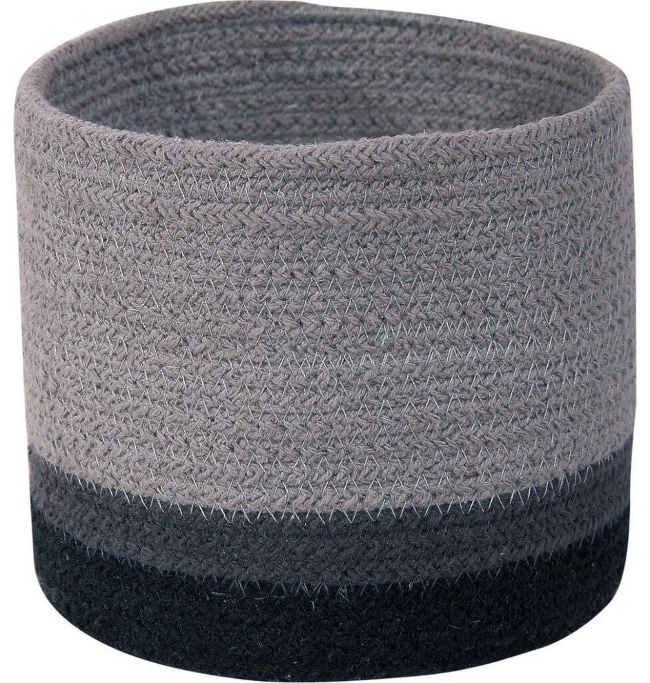 Tricolor Mini Basket, Gray
